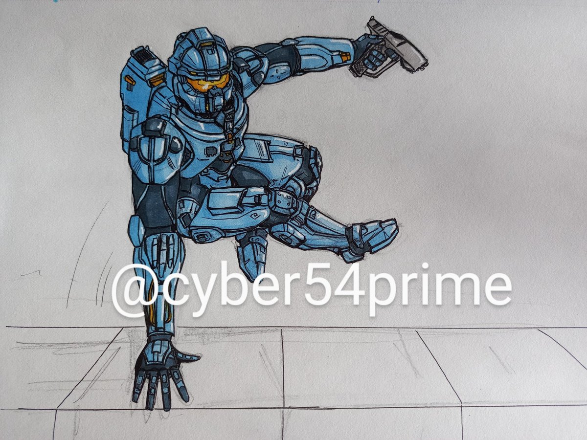 Cyber54prime's tweet photo. #Spartan week sketch day Bonus
I decide for the final sketch (for now) to do #fred104
I hope you like it
#halo #frederic104 https://t.co/9yWG8GolLx