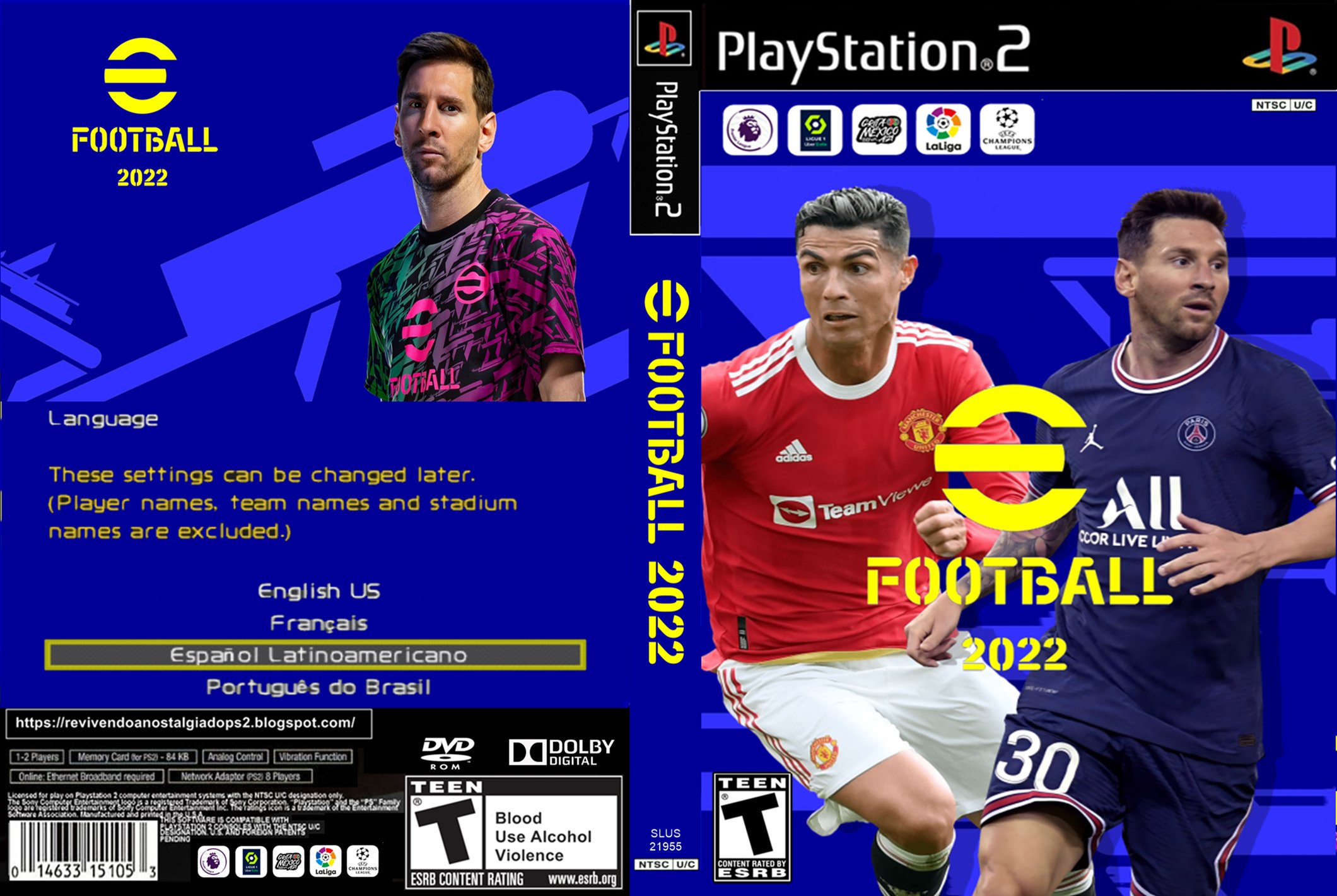Revivendo a Nostalgia Do PS2: PES Efootball 2023 Mr GAMES DVD ISO PS2