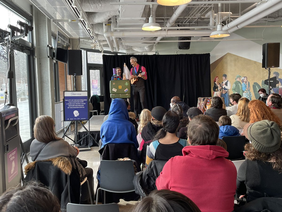 NavyPier's tweet photo. What an amazing day of performances by @ChiPuppetFest. 👏🏼 We’re looking forward to bringing you more family-friendly events throughout the year.
#ChiPuppetFest https://t.co/1FGrP3AfjA