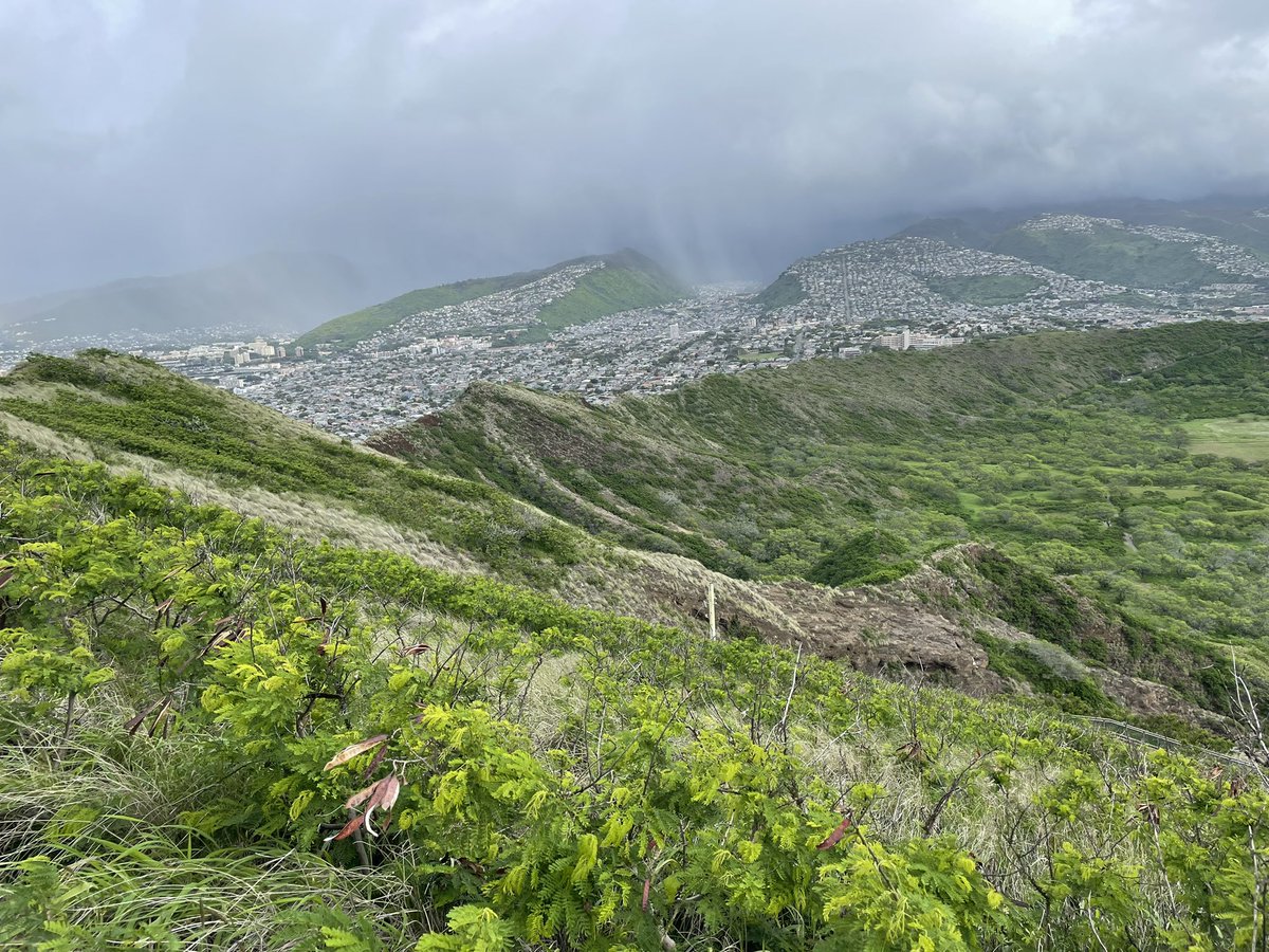 No better place to be today. Known as Leahi (brow of the tuna) in Hawaiian, the crater was named Diamond Head by 19th century British sailors who thought they discovered diamonds on the crater's slopes. #Hawaii
