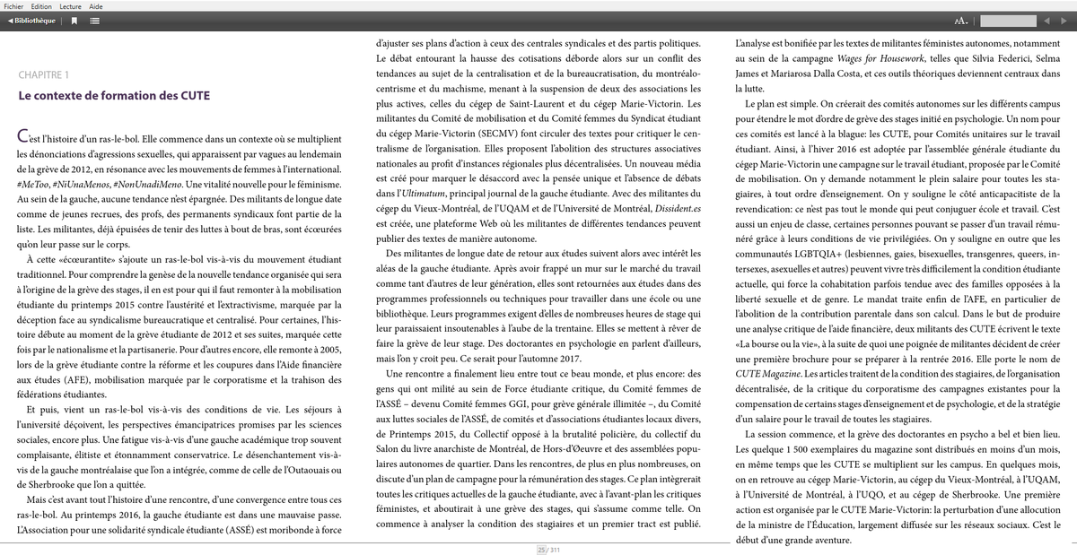 L'histoire du #mouvementétudiant québécois vous intéresse?
Ce livre apporte un éclairage sur une période charnière (les années 2015-2018), marquée notamment par la disparition de l'Association pour une solidarité syndicale étudiante. En voici un extrait...
#ggi #polqc #militantes