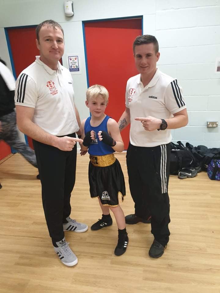 Alive_ABC's tweet photo. Young Declan W (Mr Relentless) out today for his second bout of the season. Boxed EXACTLY how we wanted him to and came away with unanimous win. #ReadsGiftsandServices #DurringtonBoxing #TidworthLad @TidworthTownC https://t.co/SHalkbzBUF