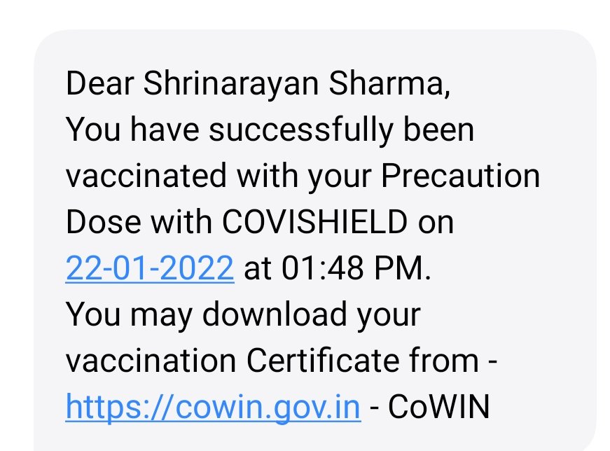 sonukunalsk's tweet photo. @BiharHealthDept @officecmbihar @MoHFW_INDIA @mangalpandeybjp आज मेर��� पिताजी के मोबाइल पर मैसेज आया कि आपने बूस्टर डोज ले लिया है जब हमने Cowin से सर्टिफिकेट डाउनलोड किया। तो सर्टिफिकेट में भी यह दिखा रहा है परंतु उन्होंने अभी तक बूस्टर डोज नहीं लिया है। https://t.co/cZCH5ch0jD