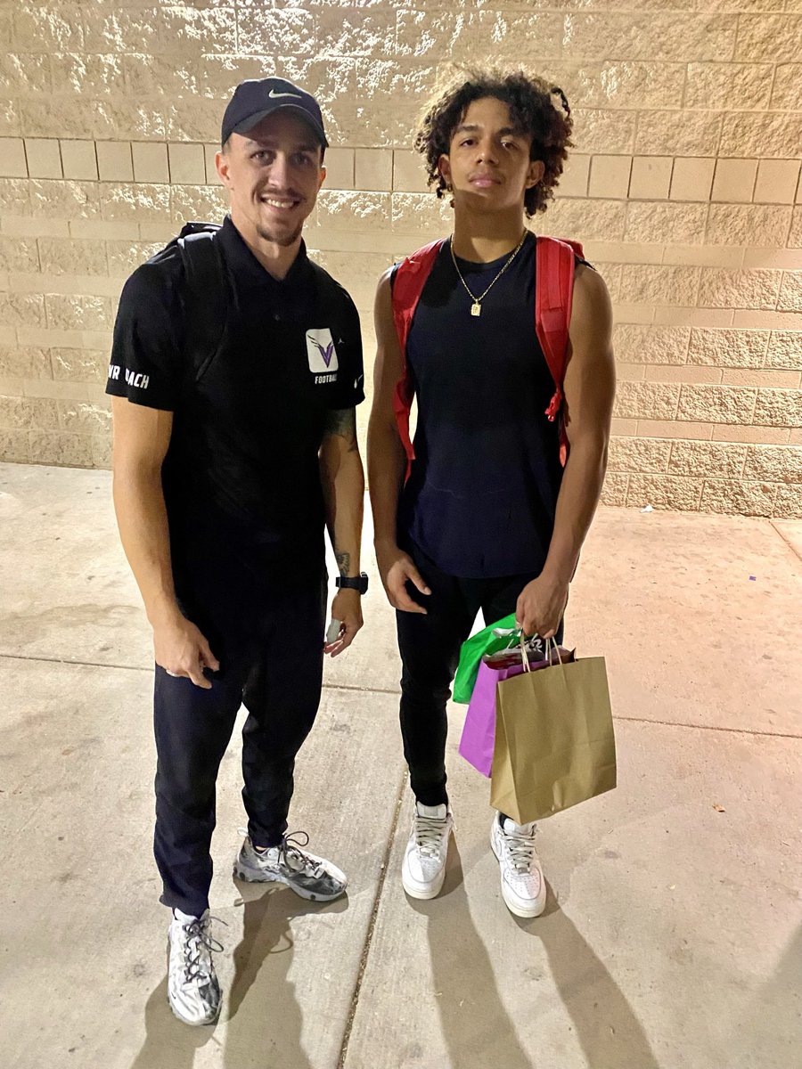 CoachHultquist's tweet photo. On a Official Visit today with One of my top WR’s this year Matin Strong at ACU. Extremely proud of him &amp; excited for what the future holds. 3.4 GPA / 6’0 /180lbs all around great student athlete &amp; player🙏🏼🏈 @ACUFirestorm @_iammatin https://t.co/tOWdoAtMuP