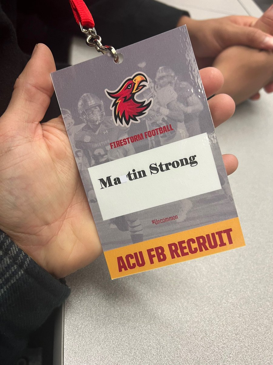 CoachHultquist's tweet photo. On a Official Visit today with One of my top WR’s this year Matin Strong at ACU. Extremely proud of him &amp; excited for what the future holds. 3.4 GPA / 6’0 /180lbs all around great student athlete &amp; player🙏🏼🏈 @ACUFirestorm @_iammatin https://t.co/tOWdoAtMuP