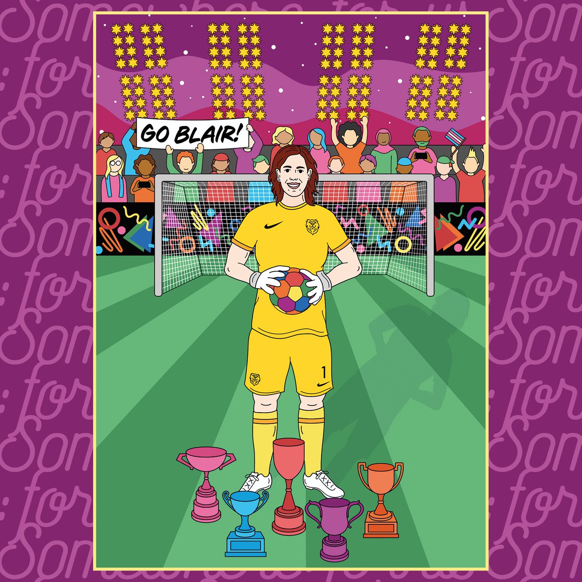 Somewhere_ForUs's tweet photo. In the current issue of our #SomewhereForUs 🏳️‍🌈 magazine Azkha Khokhar chats to @Blair90x, @HastingsUFCW player and lead investigator of the Tavistock Transgender Athlete Study. Illustrations by Madeleine Leisk. Get your copy of Scotland’s LGBTQ+ mag at https://t.co/IjV7AUG6Dx https://t.co/gDPGuwmnKa