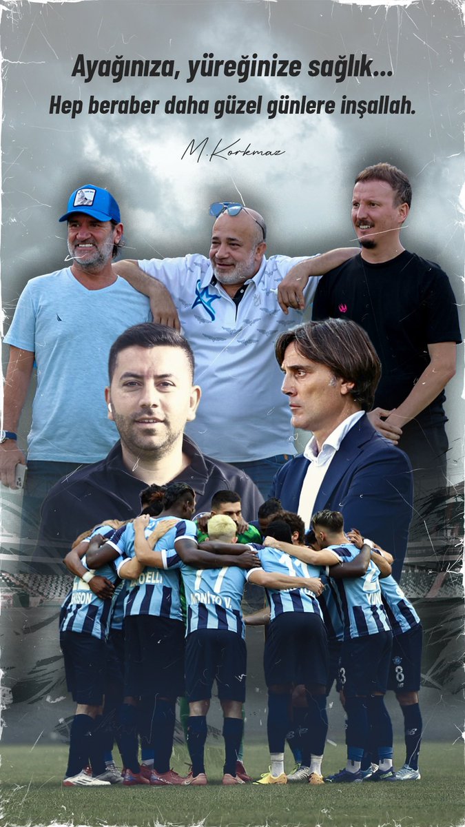 <a href="/MuratSancakMt/">Murat Sancak</a> <a href="/VMontella/">Vincenzo Montella</a> <a href="/HalilBahar01/">Halil Bahar</a> #GökhanGöktürk <a href="/AdsKulubu/">Adana Demirspor</a>