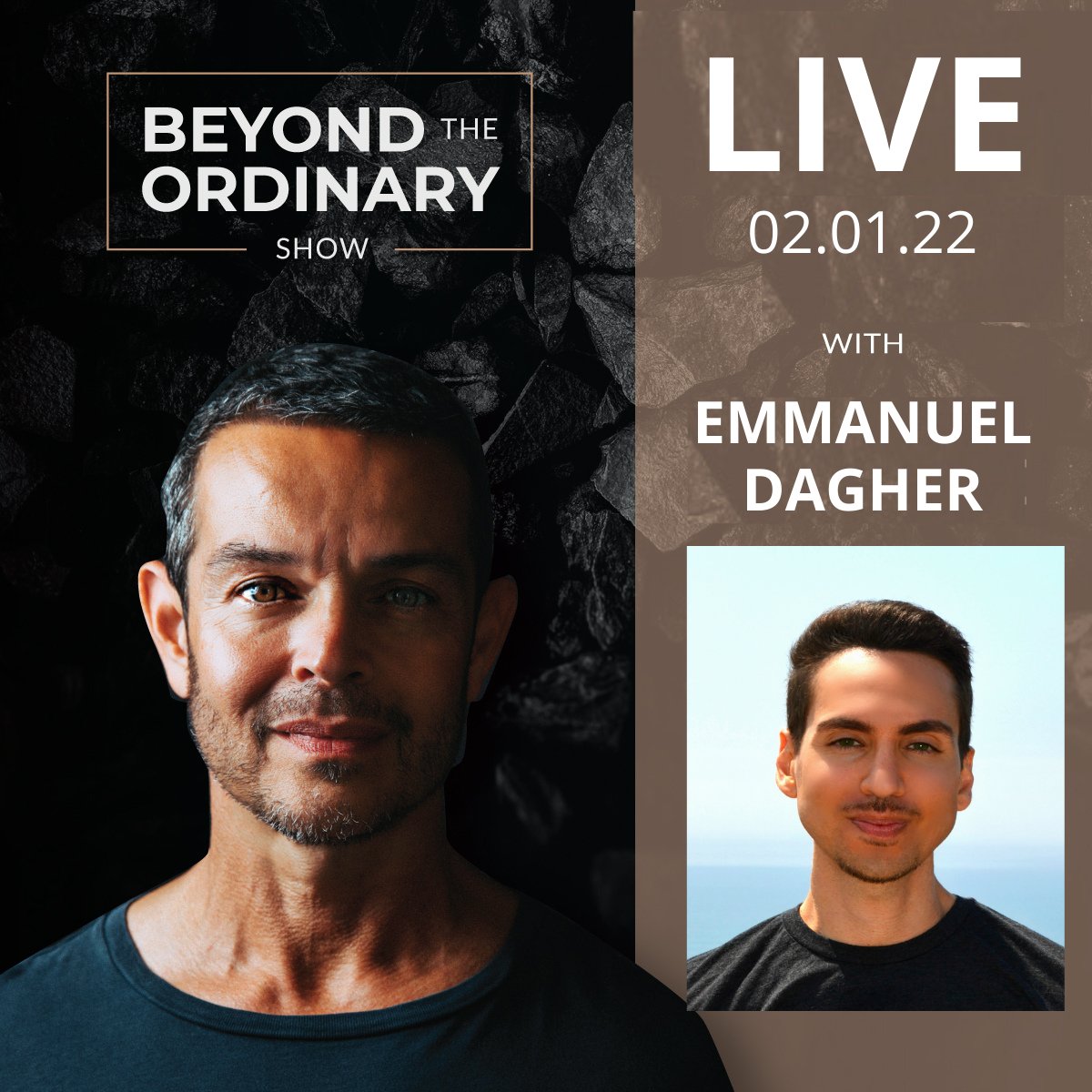 If you could use a little extra support right now, I would be honored if you could join me on BTO with my friend John Burgos on February 1st, at 5pm Pacific / 8pm Eastern. A recording will be available for those who can't make the live session.
de149.isrefer.com/go/optin1/Eman…