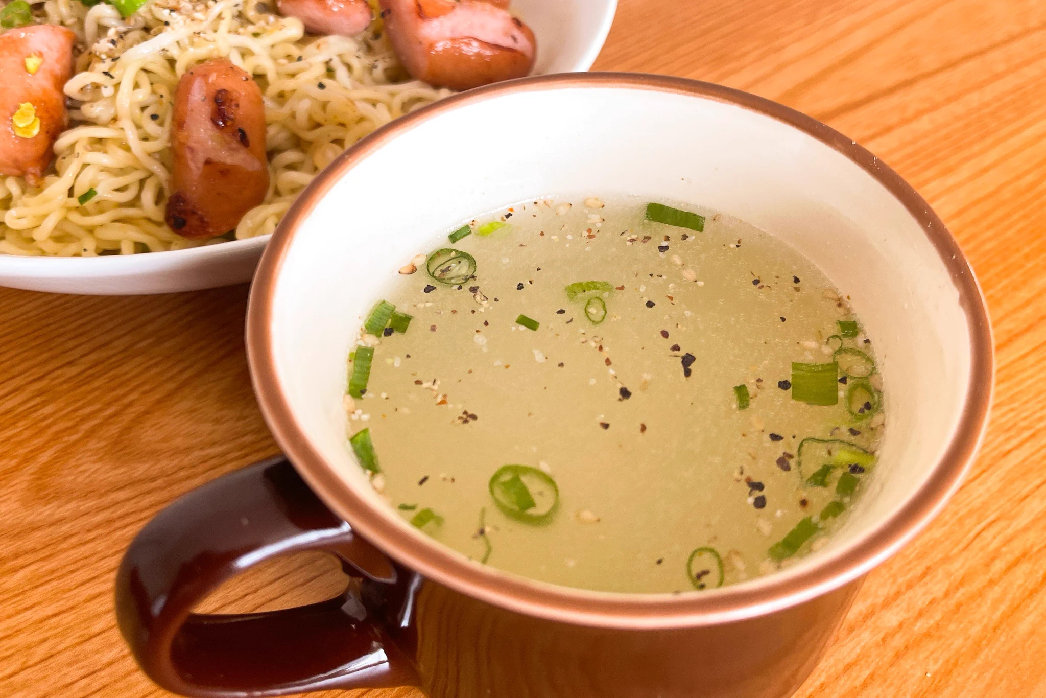 サッポロ一番で作る！ソーセージ塩ペペロンチーノ！おつまみにも最適？！