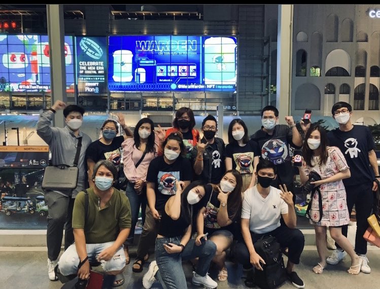 ขอบคุณทุกคนที่มาวันนี้มากๆน้าาา ร้ากกก ❤️💯🚀 ดีใจที่ได้เจอทุกคนนะคะ ขอโทษนะ ถ่าย/แทคไม่ครบ ไว้มานัดมีทกันอีกนะ อบอุ่นมากๆเลย 

Once a MetaWardener, Always MetaWardener! 
#MetaWardenNFT #MetaWarden #NFT #nftart