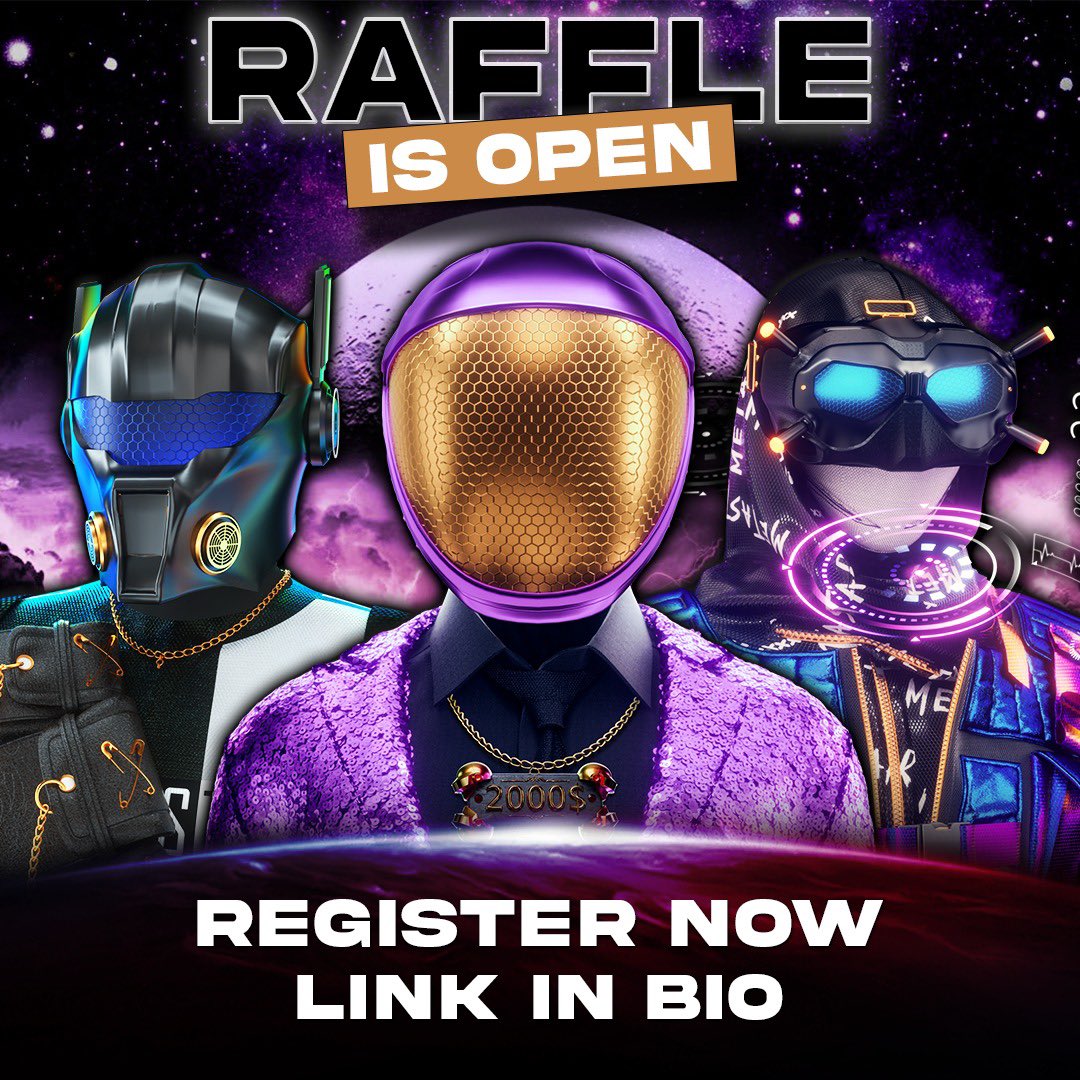 TheMetaStars's tweet image. Don't forget that registration for the raffle has begun. Everyone will be allow to mint the Public Sale but the raffle will give you the chance to mint your Meta Stars 1 hour before the public mint. 

FILL THIS FORM TO PARTICIPATE:  bit.ly/themetastars-r…