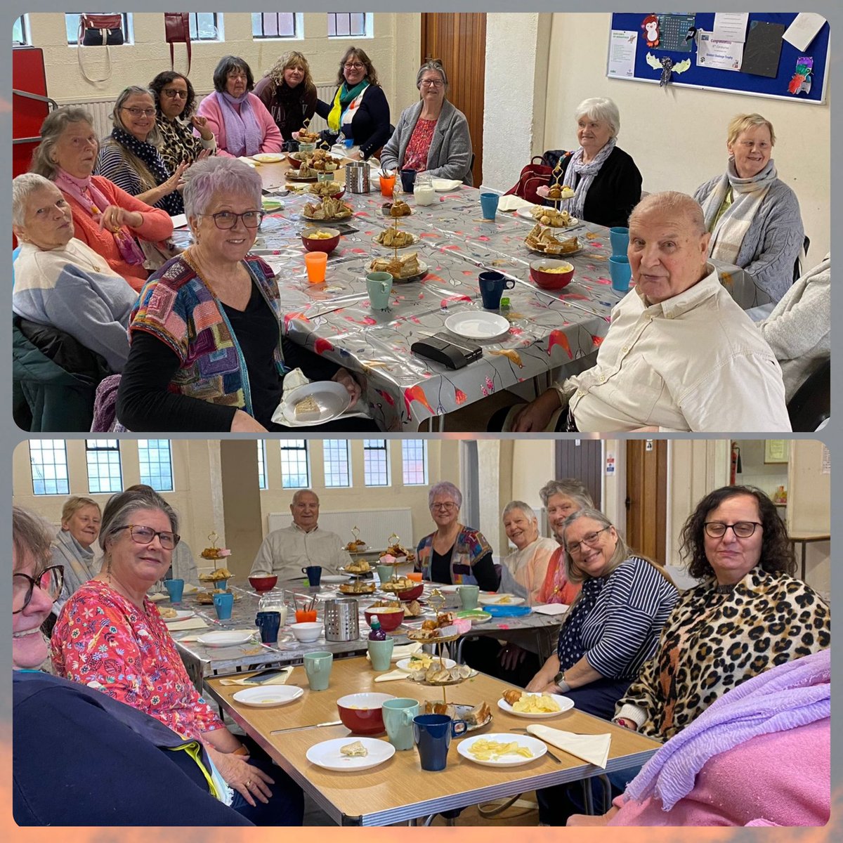 A slightly delayed new year party for our over 60s Deaf tea club, how fabulous to see everyone together again! Thank you to all who came 🎉
