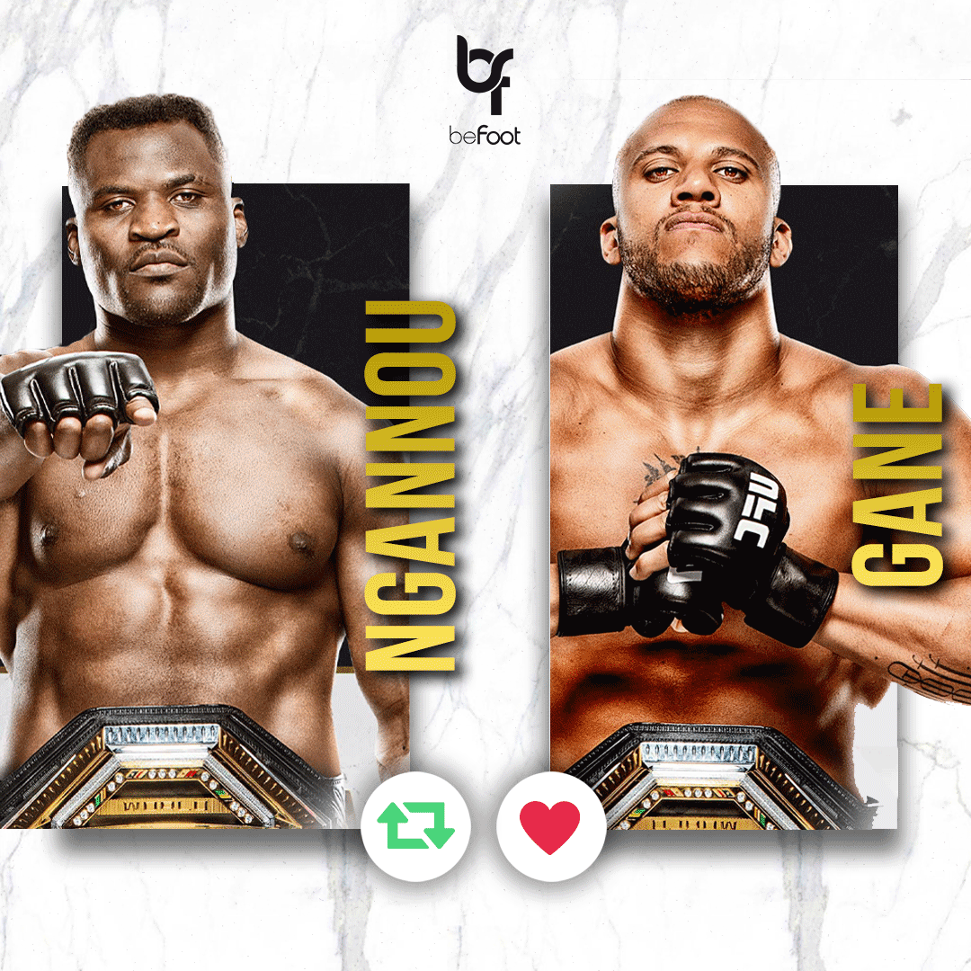 _BeFootball's tweet image. 🥊 BeUFC 

Qui allez vous supporter dans LE combat de l’année ? 🔥👀

🔄 RT pour NGANNOU 🇨🇲
❤️ FAV pour GANE 🇫🇷

#UFC270 | #NgannouGane