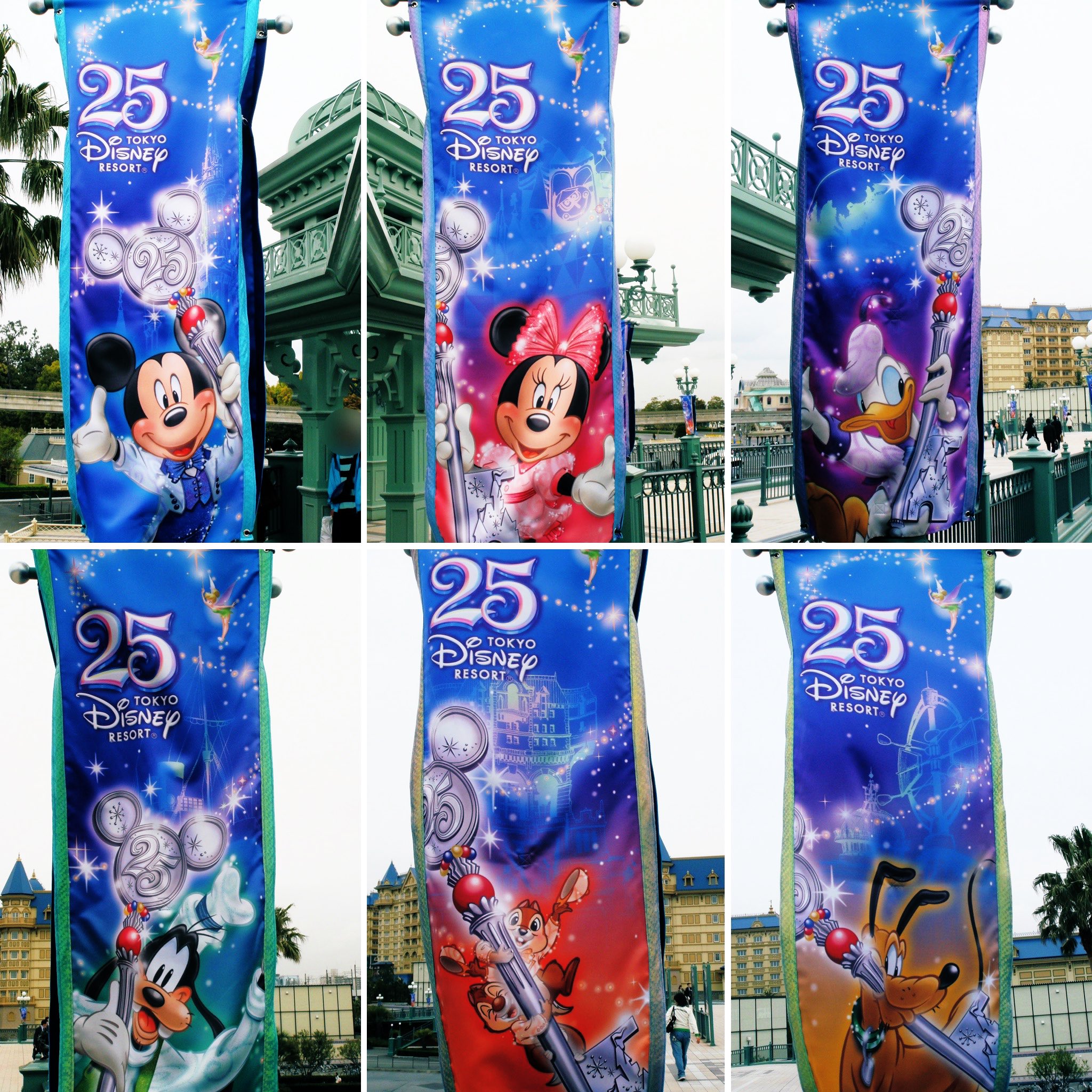 Tatsu 08年 Tdl 25th Anniversary 公式では 東京 ディズニー リゾート 25周年アニバーサリー なのでしょうが ワタシは敢えて 東京ディズニー ランド 25周年アニバーサリー と呼びたい 25周年のバナー 4月に撮影して