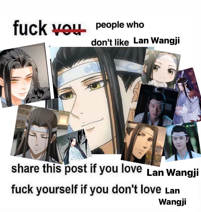 He is THE IT BOY, imagine thinking anyone could ever compare to Lan Wangji ❤️