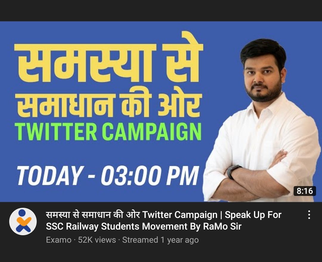 AAMAADM14823219's tweet photo. #postpone_cgl_mains_2020
They only do Twitter campaigns when there is a large number of students.
Because publicity is more important.
Now in mains, there are only 70-80k students..they will not raise voices now. #postpone_cgl_mains_2020 https://t.co/imcXWTbtzA