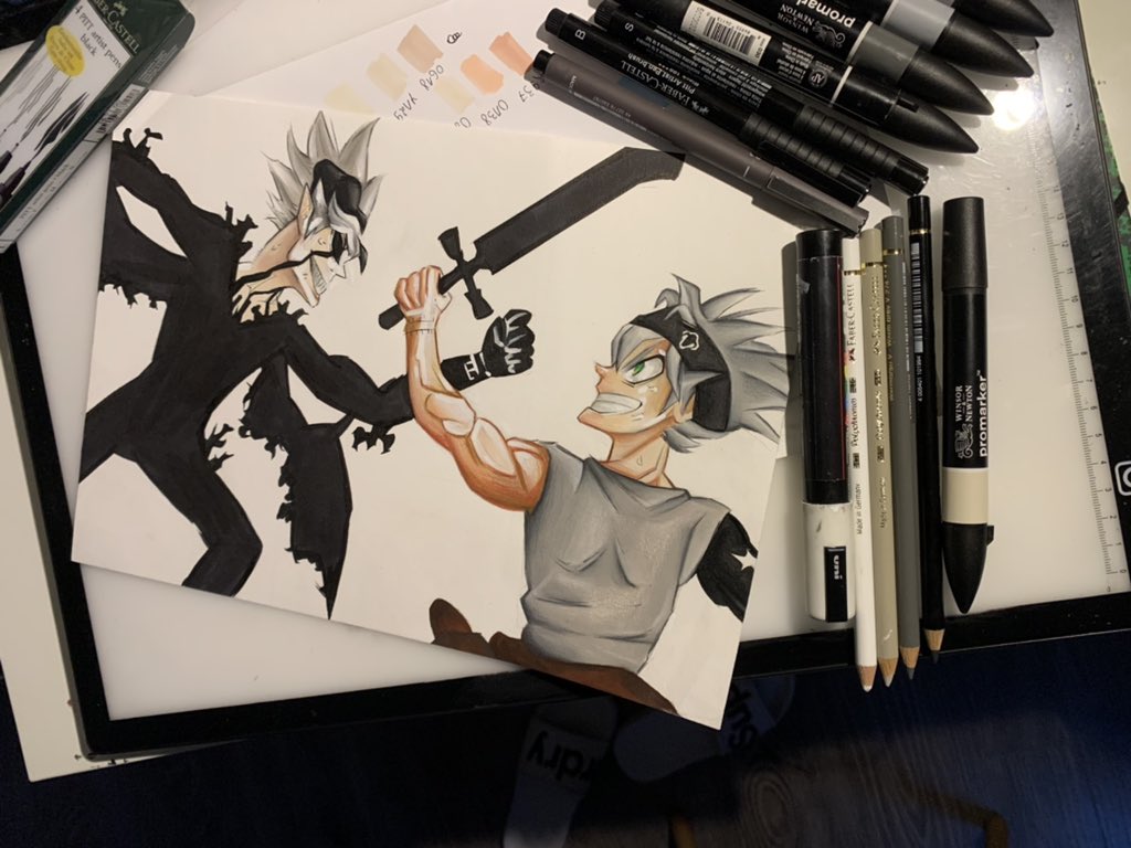 mailyysmrtr's tweet photo. en attendant la sortie du tome 30 #BlackClover https://t.co/f9ZVRVfptQ