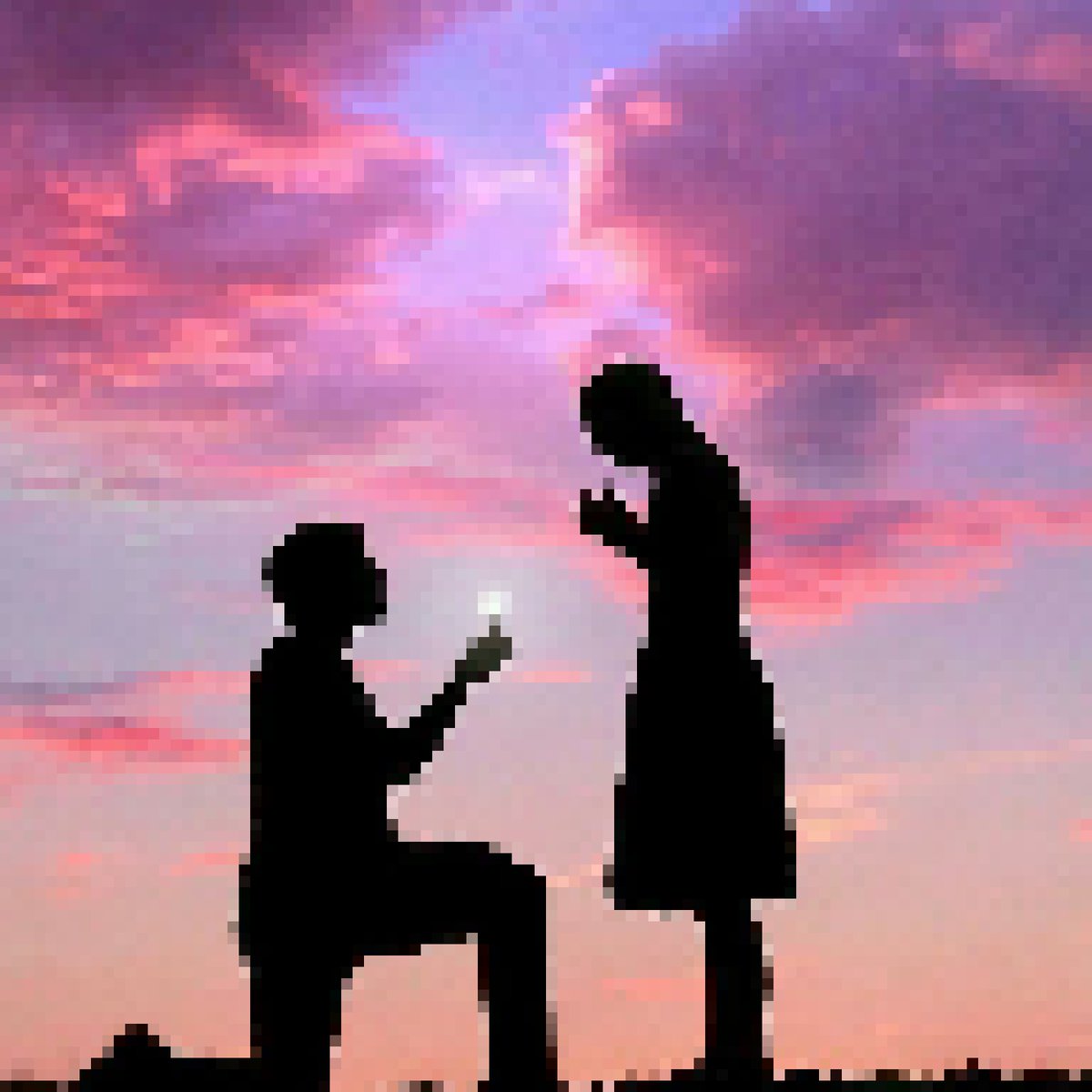 pixelsnfts101's tweet photo. This may be the best proposal gift for your loved one.
#nft #pixelart #love #purpose https://t.co/0gTmNxbQCp