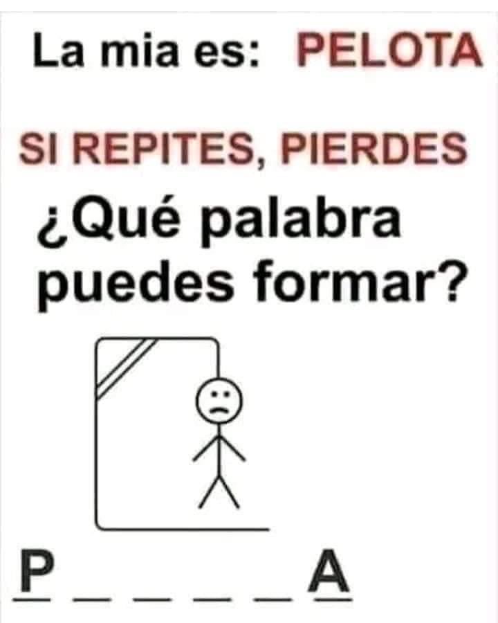 RoyCampos's tweet image. "@eveyhugo96 La mía piedra… lo interesante es no repetir las palabras ya encontradas…// patria...