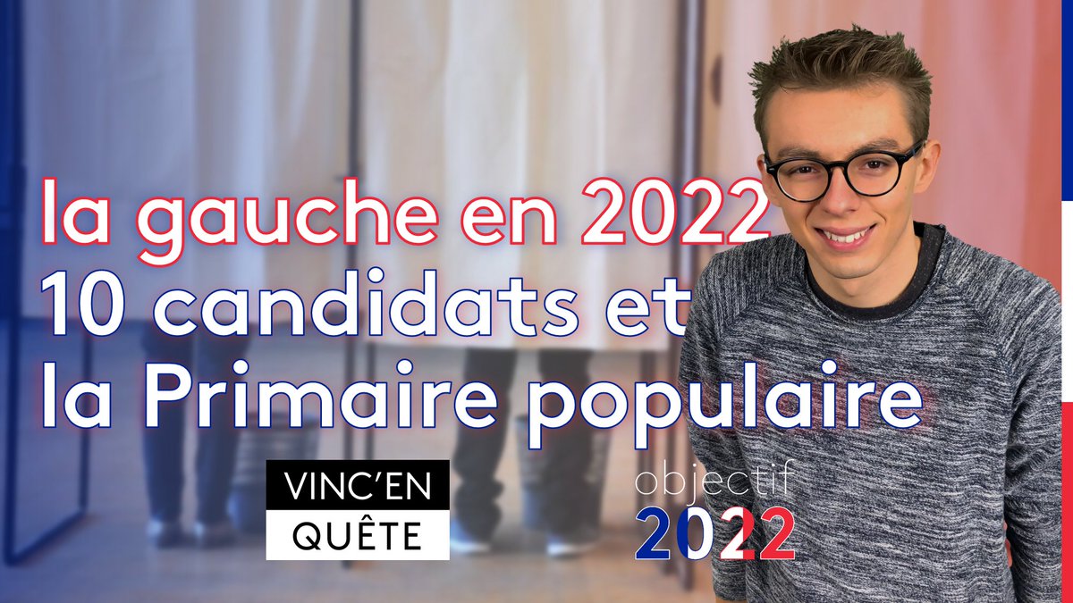 vincenquete's tweet photo. Le début de campagne pour la #Présidentielle2022 est mouvementé à gauche: plus de 10 candidats déclarés et une #PrimairePopulaire qui n'est pas reconnue par tous les candidats présentés au vote. C’est le thème du premier #Objectif2022 sur #VincEnQuête.

➡️ https://t.co/EwmUO2IJ5n https://t.co/QRrqVffzDk