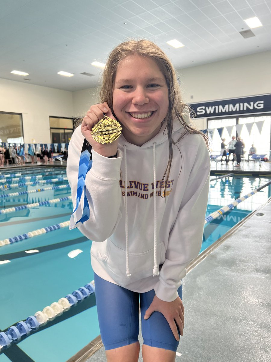 Grace Fettig placed 2nd in her 200 IM with a 2:26.41!
