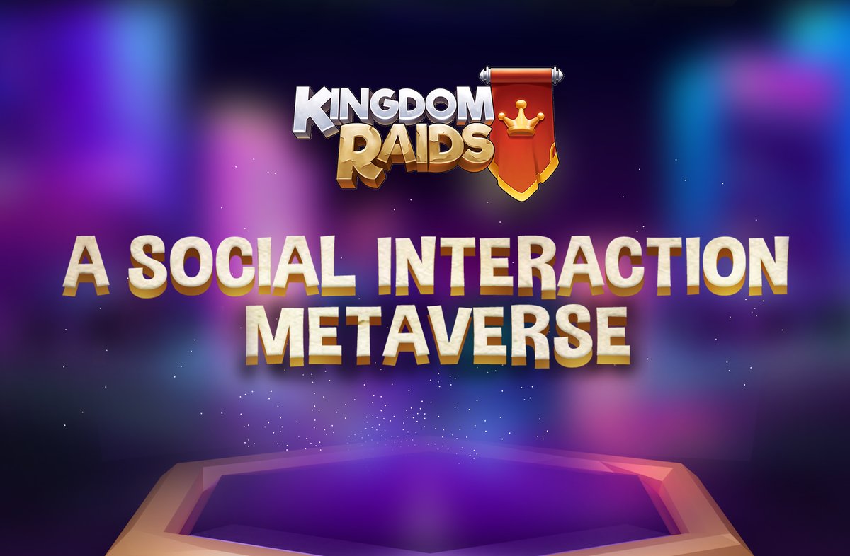 KingdomRaids's tweet photo. 🌟BUILDING A  SOCIAL INTERACTION ENVIRONMENT FOR A TRUE METAVERSE🌟
 
🔥 What KR will offer gamers:
✅Moments of entertaining
✅Create &amp; earn NFT assets to make money
✅One of the very first P2E games that rewards engagement through collaboration &amp; socialization by Clan feature https://t.co/TUOsjX5YD8