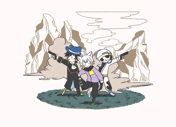 ファイティーン!!📣
#もんどあーと #Zeder_art #ilRastration #CRWIN 