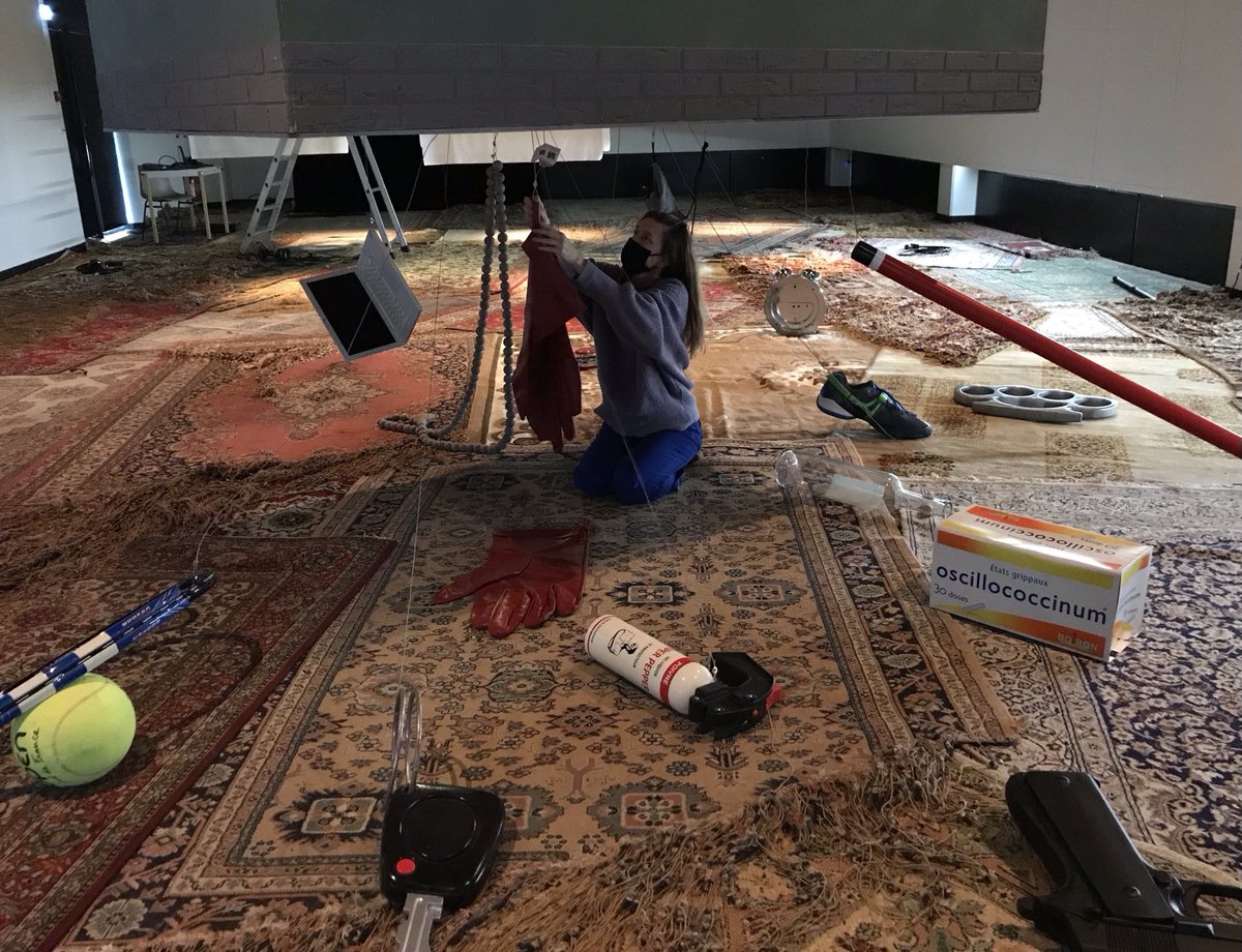 JeanneSusplugas's tweet photo. In progress…. Opening on Wed. @espace D’art Guyancourt curated by Elise Girardot #womenartists #flyinghouse https://t.co/JyxILAVgL4