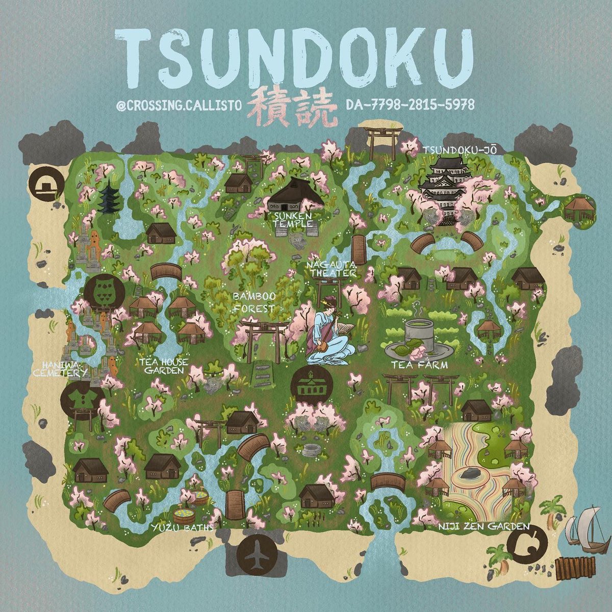 crossingani_'s tweet image. Tsundoku’s DA! 🌸🌿
There are gifts by RS. Please grab before you tour the island! If you decide to visit, feel free to share &amp;amp; tag me in photos! If you wish to tour on stream or YouTube, DM me first 💕 #ACNH #ACNHDesign #あつまれどうぶつの森 #あつ森
