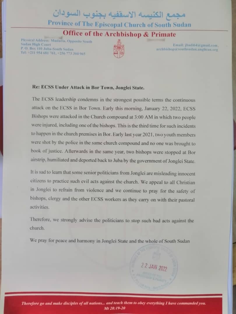 The Episcopal Church of South Sudan (@ecsouthsudan) on Twitter photo 