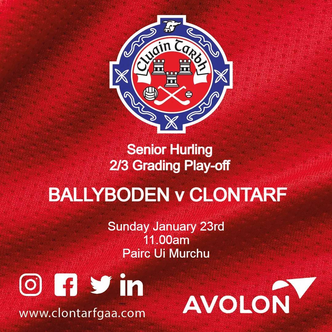 ClontarfGAAClub's tweet photo. And we're off! The first official match of the year is a Senior Hurling playoff (round robin group of 3) to see who goes to Senior 2 or 3. Our hurlers travel to @Bodengaa in the morning and would love some travelling support. #RedArmyRising. 2nd game is at home next week v Cuala. https://t.co/JkwkmmiWJR