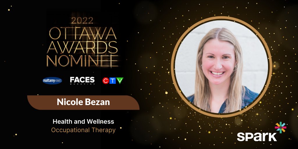 sparkcares's tweet photo. Congrats to our COO and Occupational Therapist, Nicole Bezan, who was nominated for a Faces Award.

We asked Nicole her favourite moment at Spark and she said meeting her husband 😀 A special kind of Spark match! 

Vote for our team daily at https://t.co/Oo9YxVWmqR #FacesAwards https://t.co/Jb3F025RuS