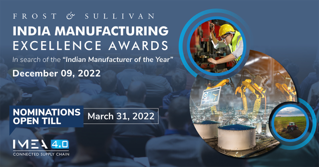 robinjoffe's tweet photo. Nominations for @Frost_MEASA's India #ManufacturingExcellence Awards is open till Mar 31, 2022. Does your organization have what it takes to be the "Indian Manufacturer of the Year"? Learn more: #FrostAwards #IMEA2022 https://t.co/AxFRd58R6h https://t.co/gRWIK6D4S6