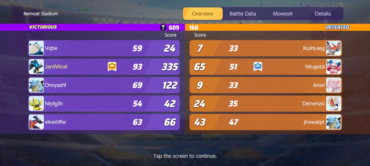 KuyaWilcelFBGG's tweet photo. Spicy builds becoming meta in @PokemonUnite !!
Follow me in Omlet Arcade and Facebook Gaming! @JanWilcel

Currently solo grinding 1700 points! See you in the Stadium!

Friend code:
2KQPT3H https://t.co/NT4dheJ9S9