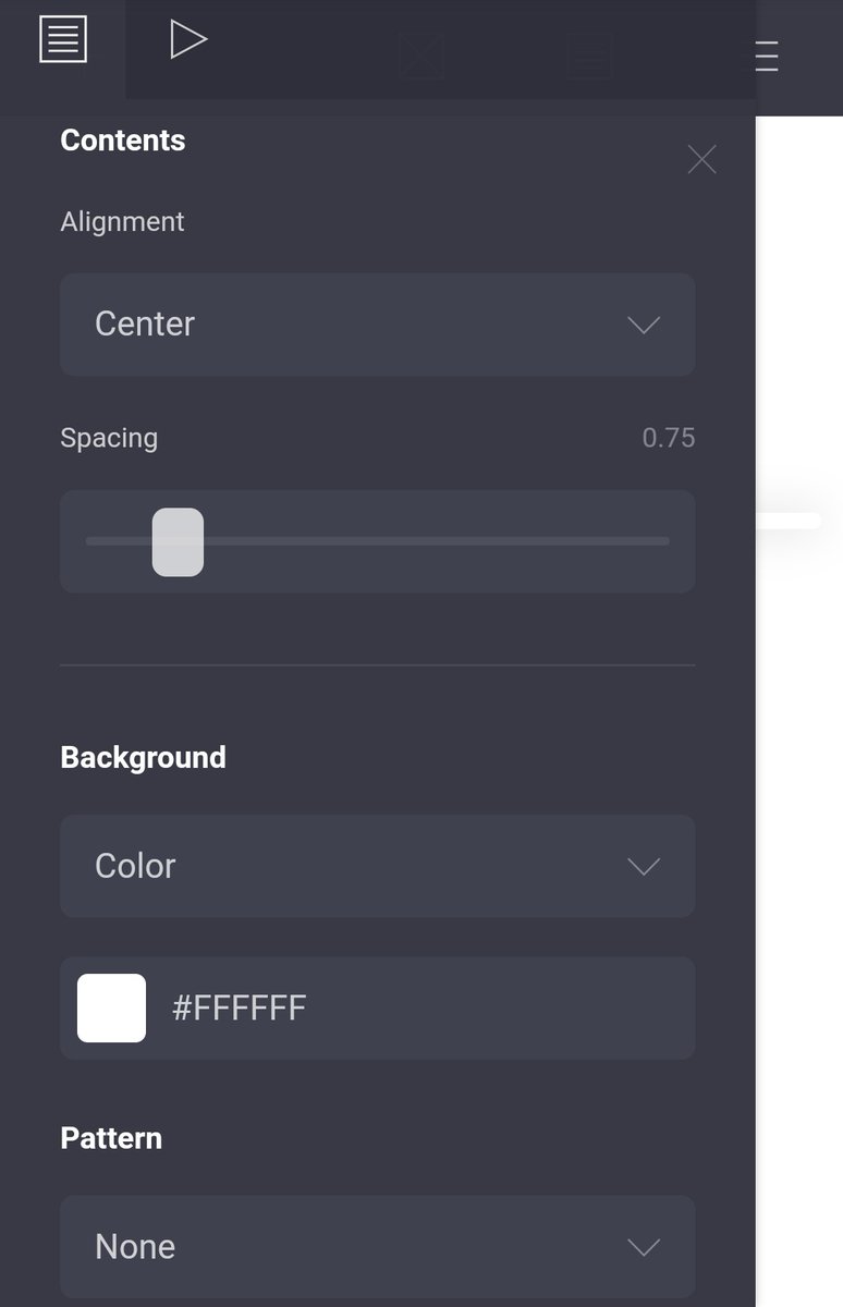 worthyprnce's tweet photo. 2· PÁGINA

- style: box
- posição: centro
- width: 40
- padding: vertical 0.5 / horizontal 0
- corner rounding: 0.625
- size: 12
- spacing 0.75
- background: cor #FFFFFF
- drop shadow: #CFCFCF ângulo 90° / distância 0 / size 0 / blur 2 https://t.co/7EWOM518xm