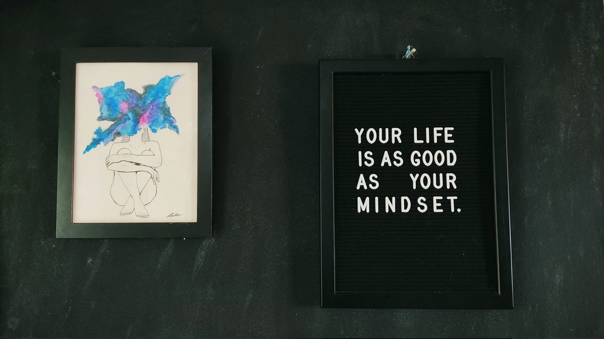 GarotaDoCaribe's tweet photo. My daily reminder: YOUR LIFE IS AS GOOD AS YOUR #MINDSET

(art by me! @GarotaDoCaribe) #Solana https://t.co/5HJfnhjS5O