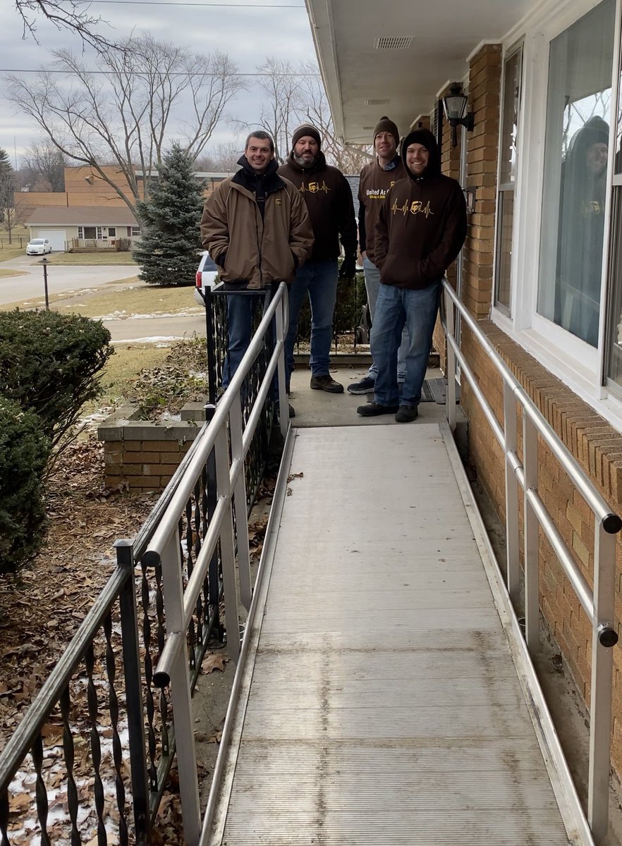 This morning I went down to Normal,IL where some of the Bloomington UPSers met up with me  where we installed a ramp for a local Veteran courtesy of <a href="/OperationRamp/">Operation Ramp It Up</a> . Thanks to all who helped out <a href="/jphouser72/">Jim Houser</a> <a href="/shawnhamilton44/">Shawn</a> <a href="/CP_UPSers/">Central Plains</a> <a href="/gregschneider24/">Greg Schneider</a> <a href="/DebMassingill/">Deborah Massingill</a> <a href="/CraigW9880/">Craig Williams</a>