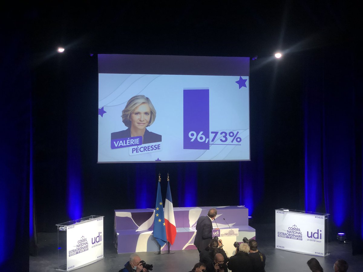 Rbrutinaud's tweet photo. 🟣 L’@UDI_off soutient @vpecresse pour l’élection présidentielle avec 96,73% des conseillers nationaux. Un choix raisonné pour porter nos valeurs décentralisatrices, libérales, européennes et écologistes. 

C’est parti 🚀🚀 

#ValeriePecresse #Presidentielle2022 https://t.co/VdkPtiRceu