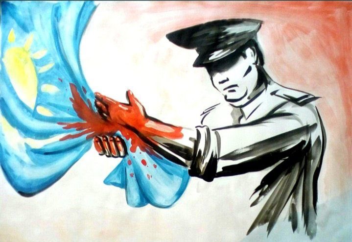 SimkaAktiv's tweet photo. Kazakh policemen will be paid bonuses for torturing and killing demonstrators!
#KazakhstanProtests #Kazakhstan https://t.co/1zm3rQmYgB