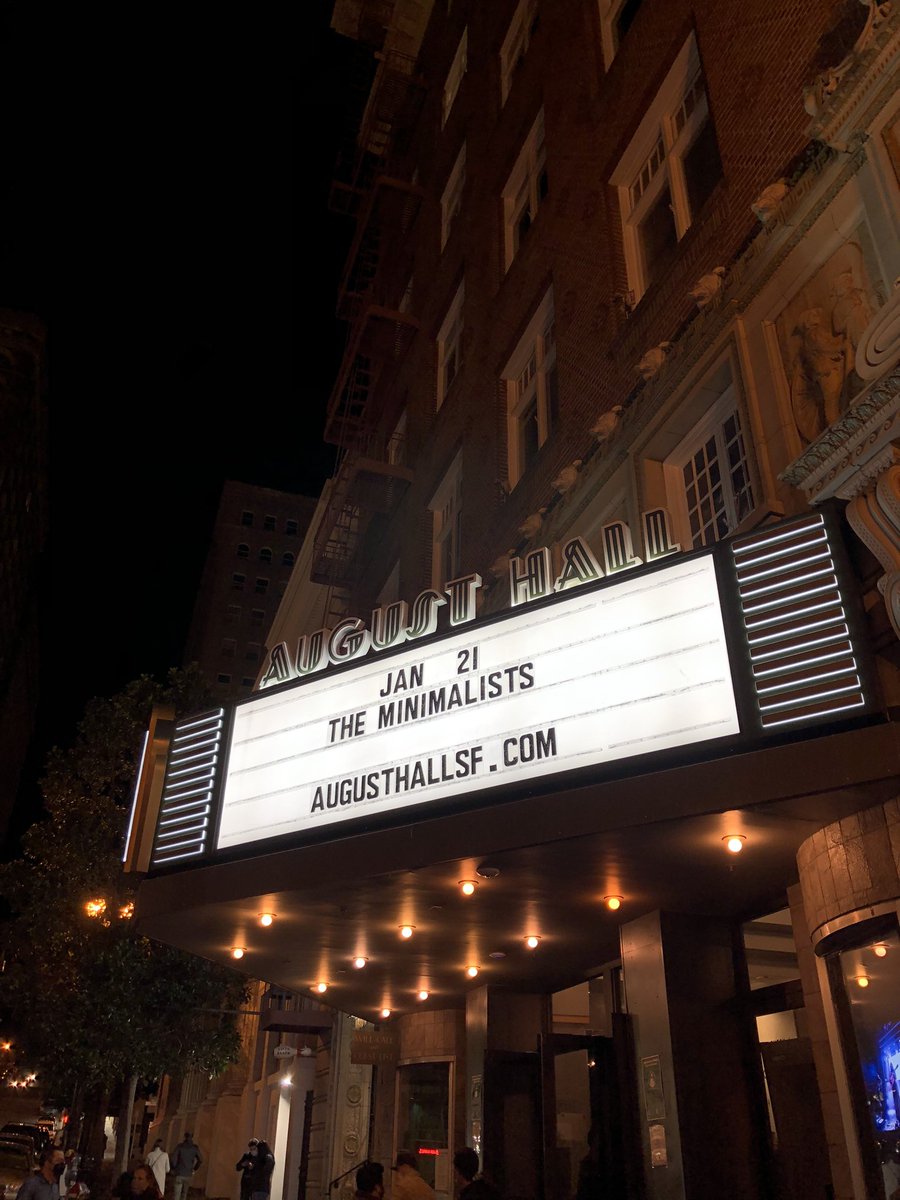 CareerDetour's tweet photo. Thanks for such a great evening last night! Worth the wait. @TheMinimalists @RyanNicodemus @JFM @mattnathanson #augusthall https://t.co/DTaeBJiELe