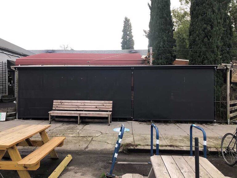 rosecityawning's tweet photo. You love Stormbreakers, we love Stormbreakers! Stormbreaker Brewery is a hit with everyone! How can it not be with a patio like this! Motorized screens can take the normal nice patio and create it into a superb patio experience! It’s Saturday, check out a patio!

#RoseCityAwning https://t.co/ltl1QD8vQL