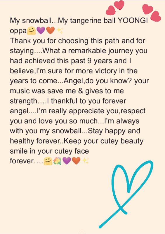 MokshaSubasing1's tweet photo. @BTS_twt 
My snowball...My tangerineball #MINYOONGI oppa🤗💜️❤️✨️ 
Angel,your music was save me &amp; gives to me strength...Thank you for everything snowball...I'm always with you...Stay happy and healthy forever💐💜️❤️✨️
#9YearsWithYoongi 
#YOONGI 
#RapStar 
#GeniusProducer https://t.co/uvw4M6PTJV