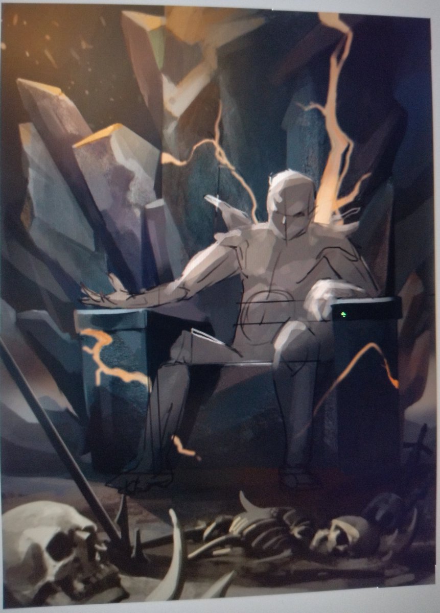 We are really sorry to say this, but we will have another Sale delay... 🙏

Legendary card was almost ready, but the result wasn't good enough, so we decided to redesign it! 🧑‍🎨

Here is the sketch of our work, so we just need a little more time to make it really high-quality! 💎