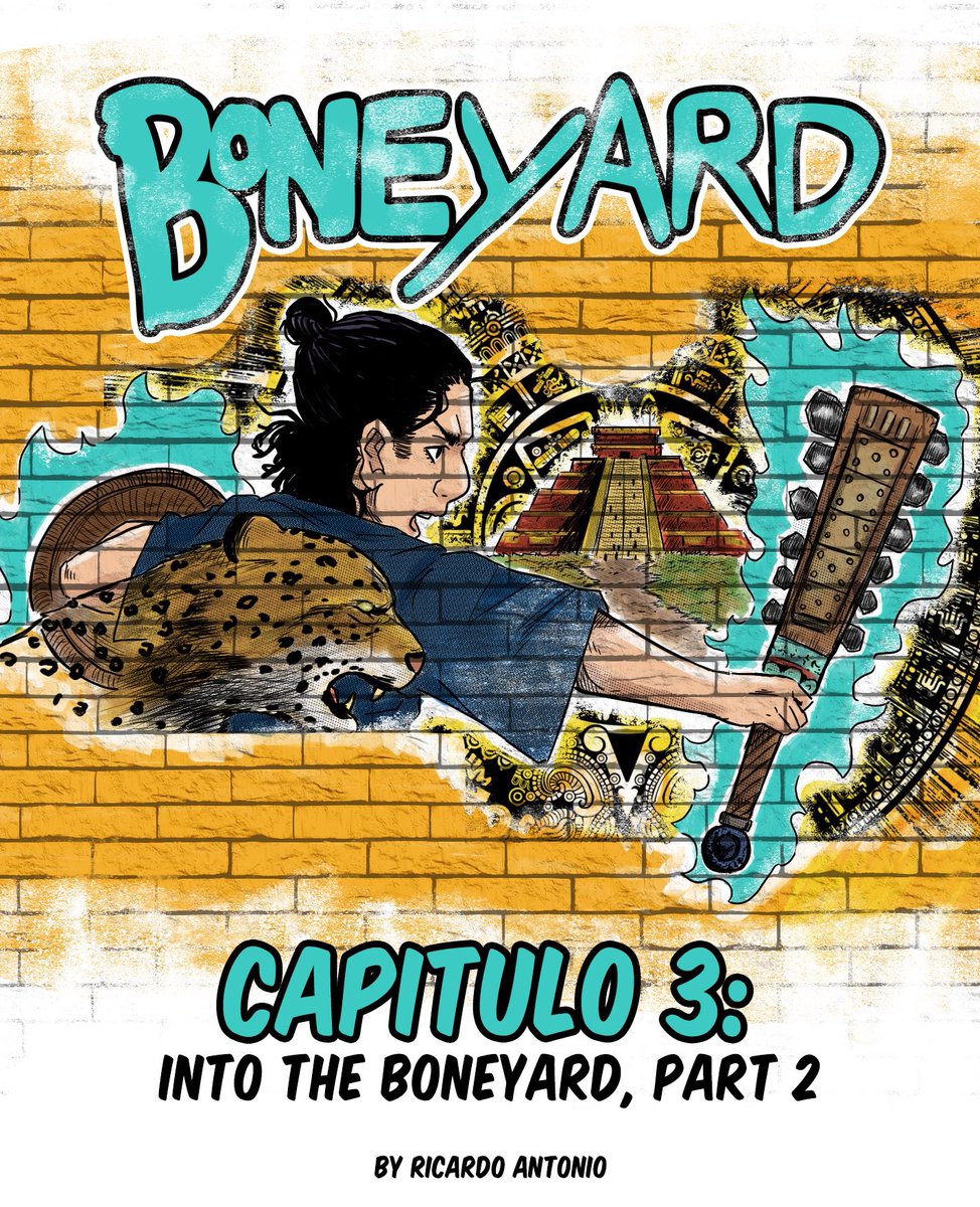 rantonioart's tweet image. BONEYARD CHAPTER 3
is AVAILABLE NOW! 🗯

Published on Pilot Manga by @Saturday_am 

Read it here:
pilotmanga.com/chapter/boneya…