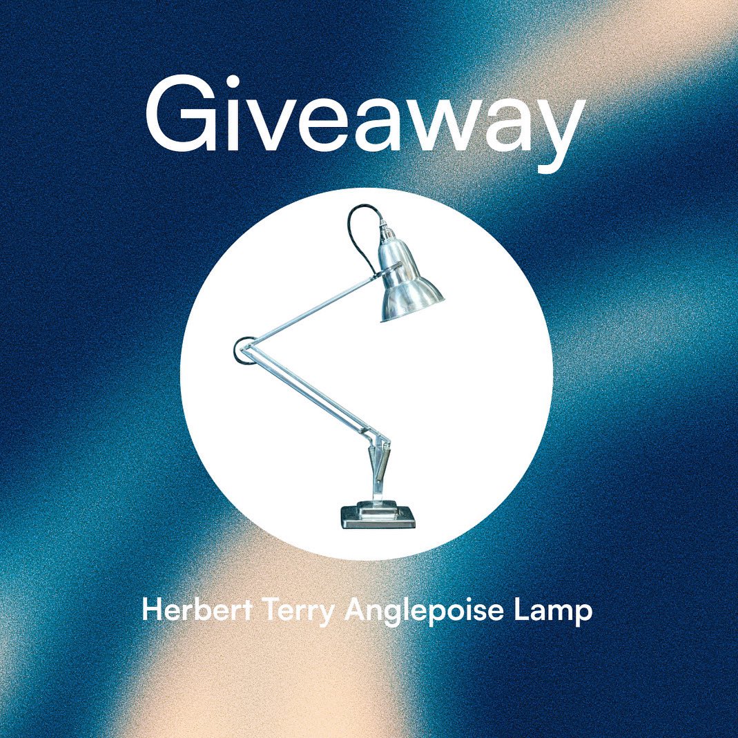 NEW YEAR GIVEAWAY 🚨

The iconic mascot for Pixar Animation, this Herbert Terry Anglepoise Lamp is yours to win. 

Here’s how: instagram.com/p/CY_ydqUMxv6/…