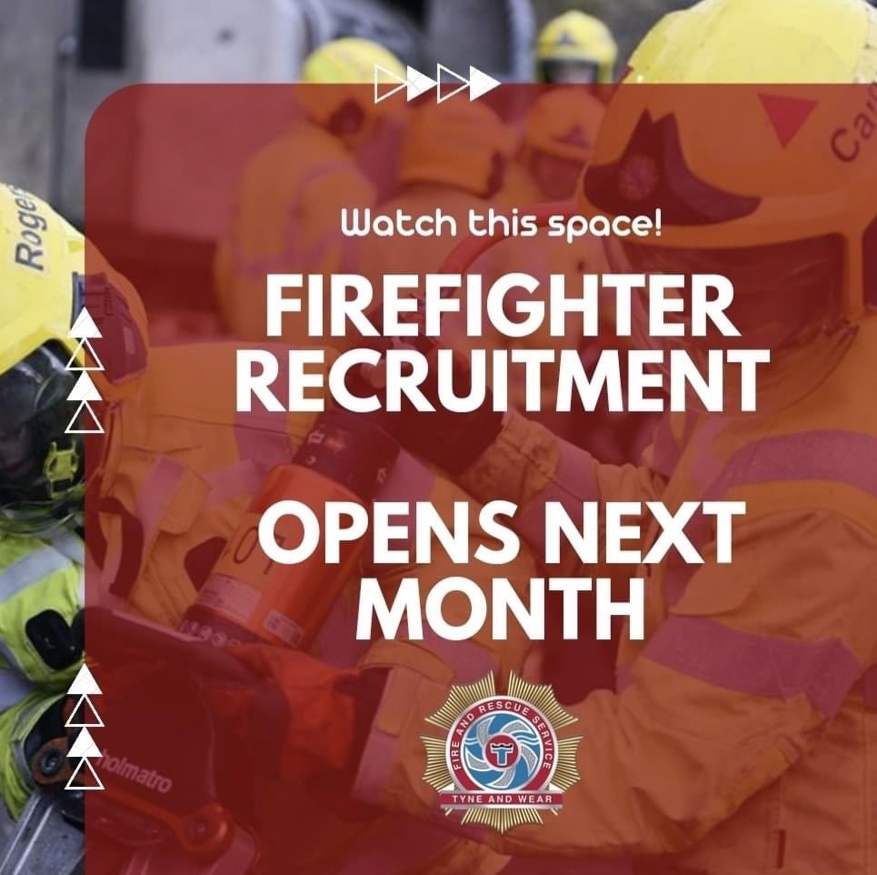 Fighting fires, saving lives, making a difference... 🚒👩‍🚒

Next month we will open our firefighter recruitment and, regardless of age, gender, race or religion, there is a home for you here at #TeamTW.

💻 Register your interest online at our website today to start your journey!