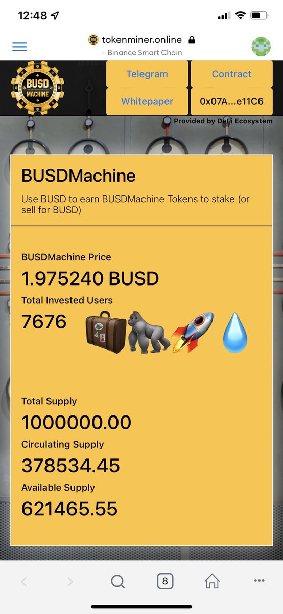 Hoopfresh1's tweet photo. Need a moonshot play, I got you!  https://t.co/kncrqNwl8M #busdmachine #BUSD #financialfreedom #cryptocurrency https://t.co/GG6qE1K4OW