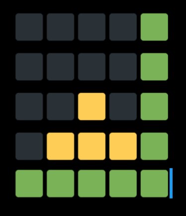 jessekernaghan's tweet photo. Tried playing wordle, ended up playing Tetris.

Wordle 217 5/6 https://t.co/r8YmF66Oh5
