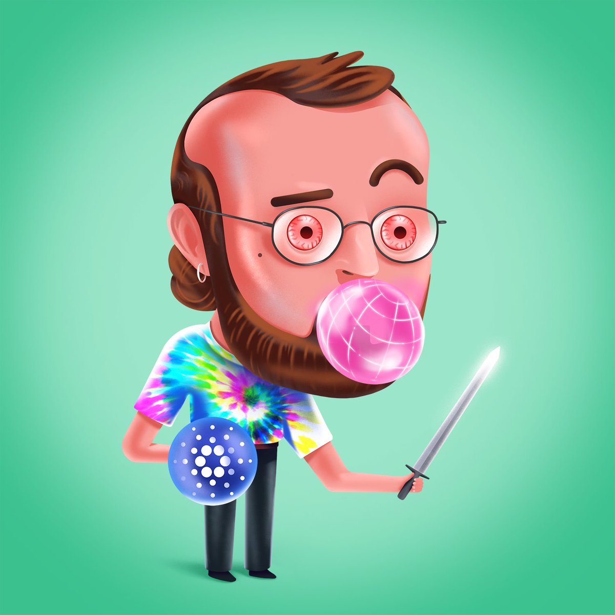 PeterKolarovec's tweet photo. look at this fine Cardano warrior @IOHK_Charles @Cardano @CardanoStiftung @BadassHoskinson https://t.co/owzeIdV6Q6
