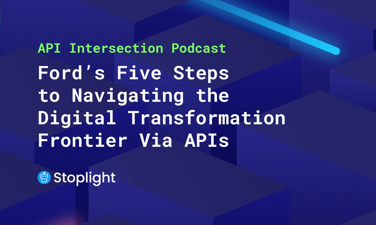 mamund's tweet photo. Ford's 5 Steps to Navigating the Digital Transformation Frontier Via APIs https://t.co/QtdxWLexgs
"In our , we spoke with John Musser, the director of Data and Analytics for Ford Autonomous Vehicles at Ford Motor Company. "
#api360 #apiTransformation https://t.co/S78i4v7bmR
